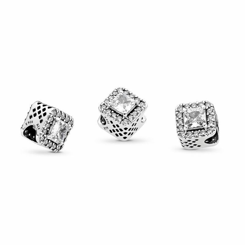 Pandora Geometric Radiance Charm Silver Egypt UM5376241